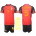 Belgien Jan Vertonghen #5 Barnkläder Hemma matchtröja till baby VM 2022 Kortärmad (+ Korta byxor) Billigt